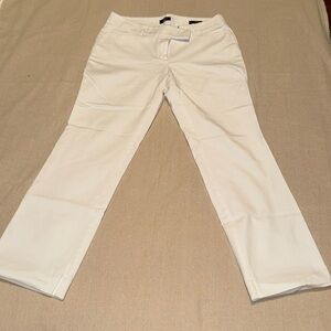 Ann Taylor LOFT Marissa Straight White Pants